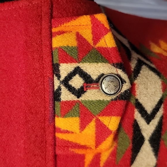 Pendleton  Western Wool Vest Vintage Aztec Native Southwestern Yellowstone - Picture 5 of 7